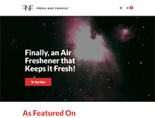 Tablet Screenshot of freshandfamous.com